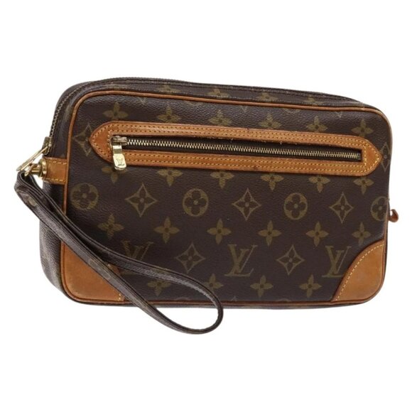 LOUIS VUITTON Monogram Marly Dragonne GM Clutch Bag M51825 LV Auth ep10354 - Picture 1 of 16